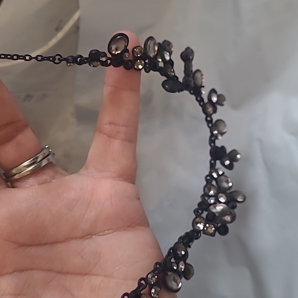 New rhistone necklace black beautiful New holidays - Picture 7 of 7